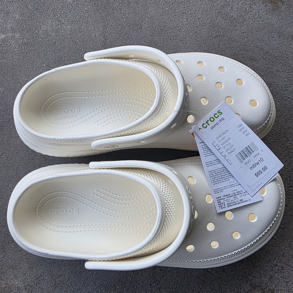 NWT Crocs Stomp Platform Clogs - Picture 3 of 7